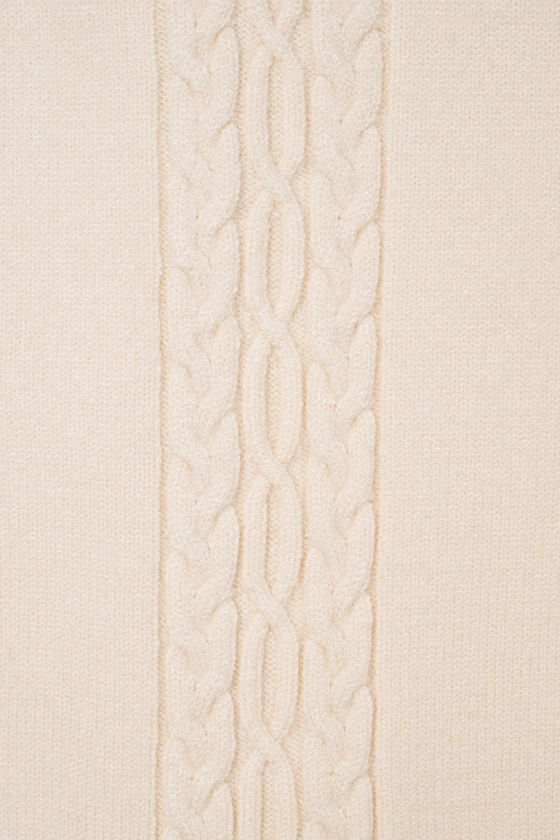 ［Essentia］Cable-Knit Panelled Pullover