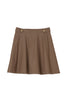 Simone Flared Wool-Blend Mini Skirt