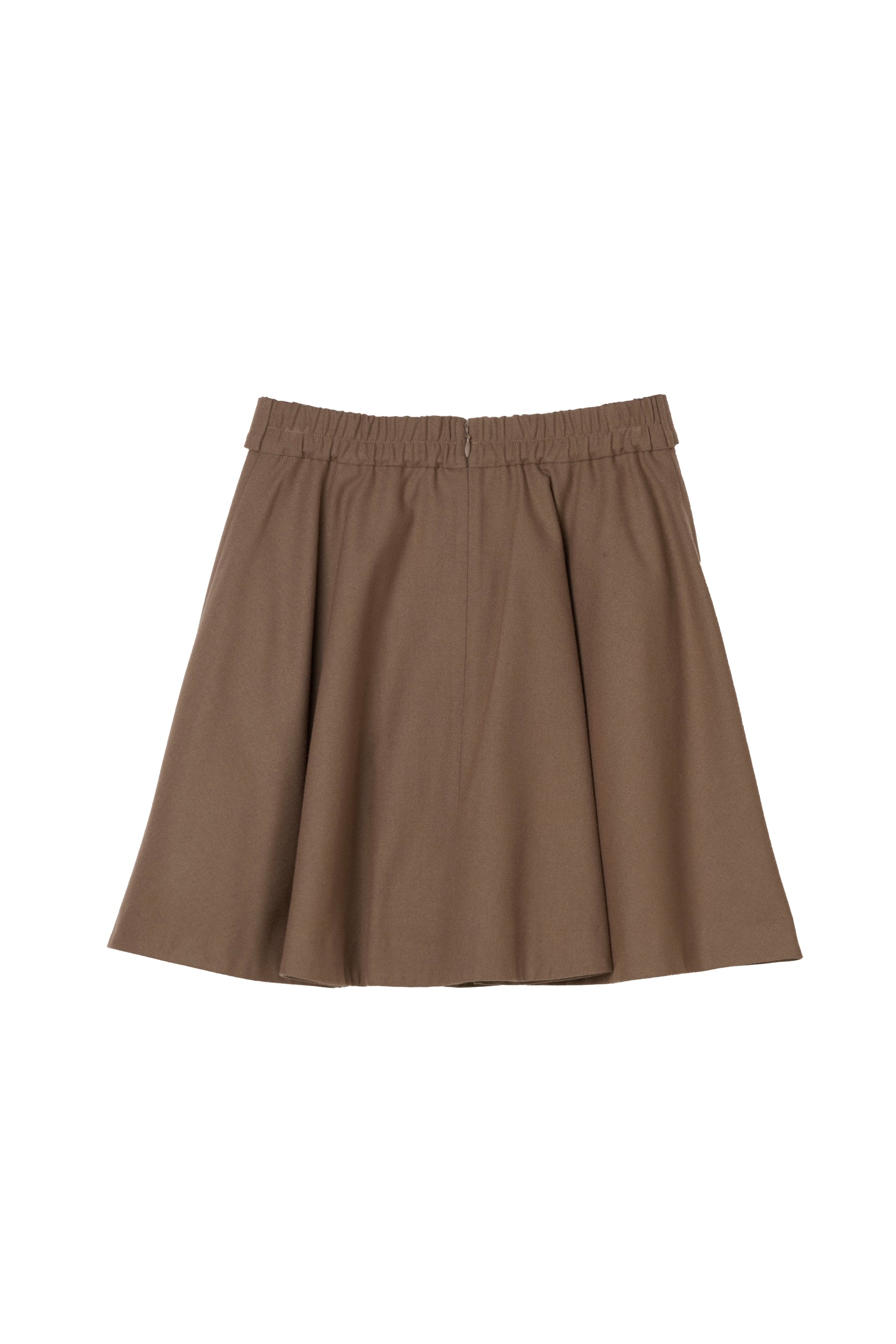 Simone Flared Wool-Blend Mini Skirt