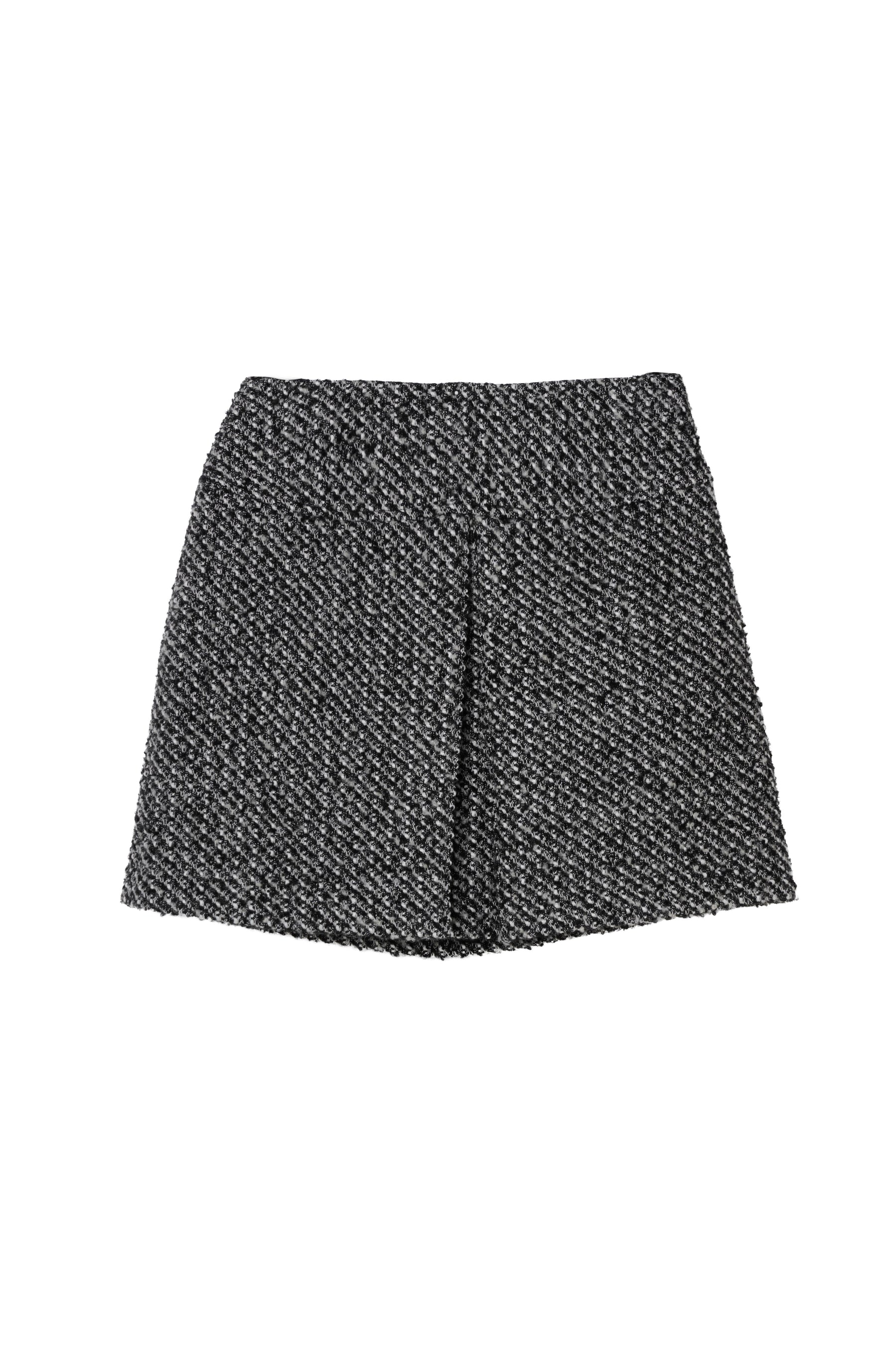 Brea Wool-Blend Tweed Mini Skirt