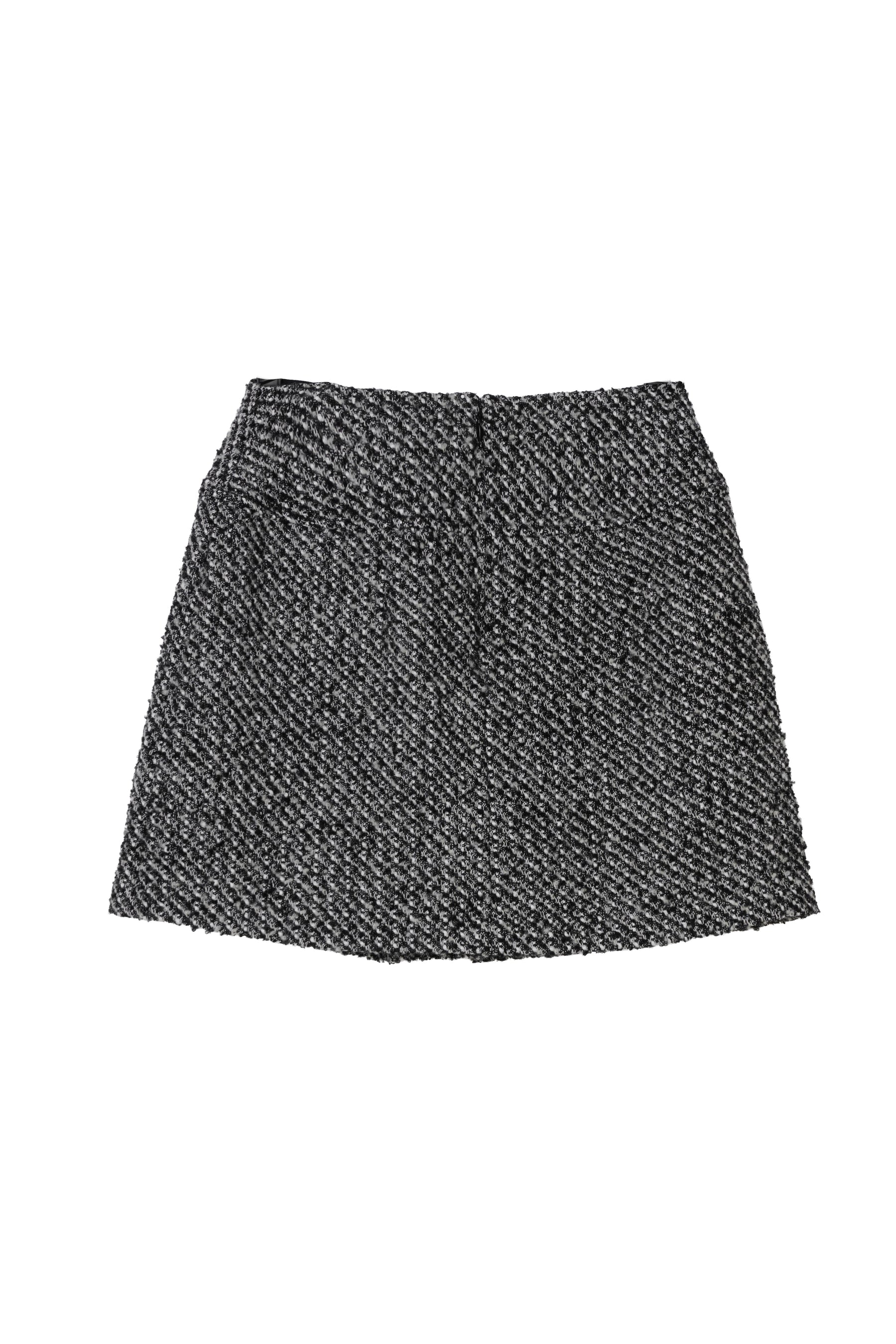 Brea Wool-Blend Tweed Mini Skirt