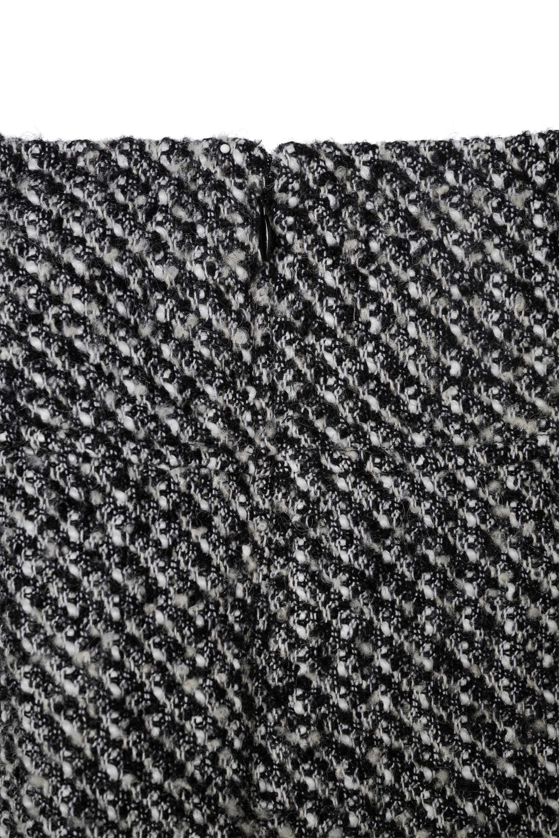 Brea Wool-Blend Tweed Mini Skirt