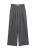 Belted Soft-Touch Wide-Leg Pants