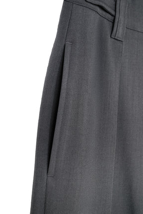 Belted Soft-Touch Wide-Leg Pants