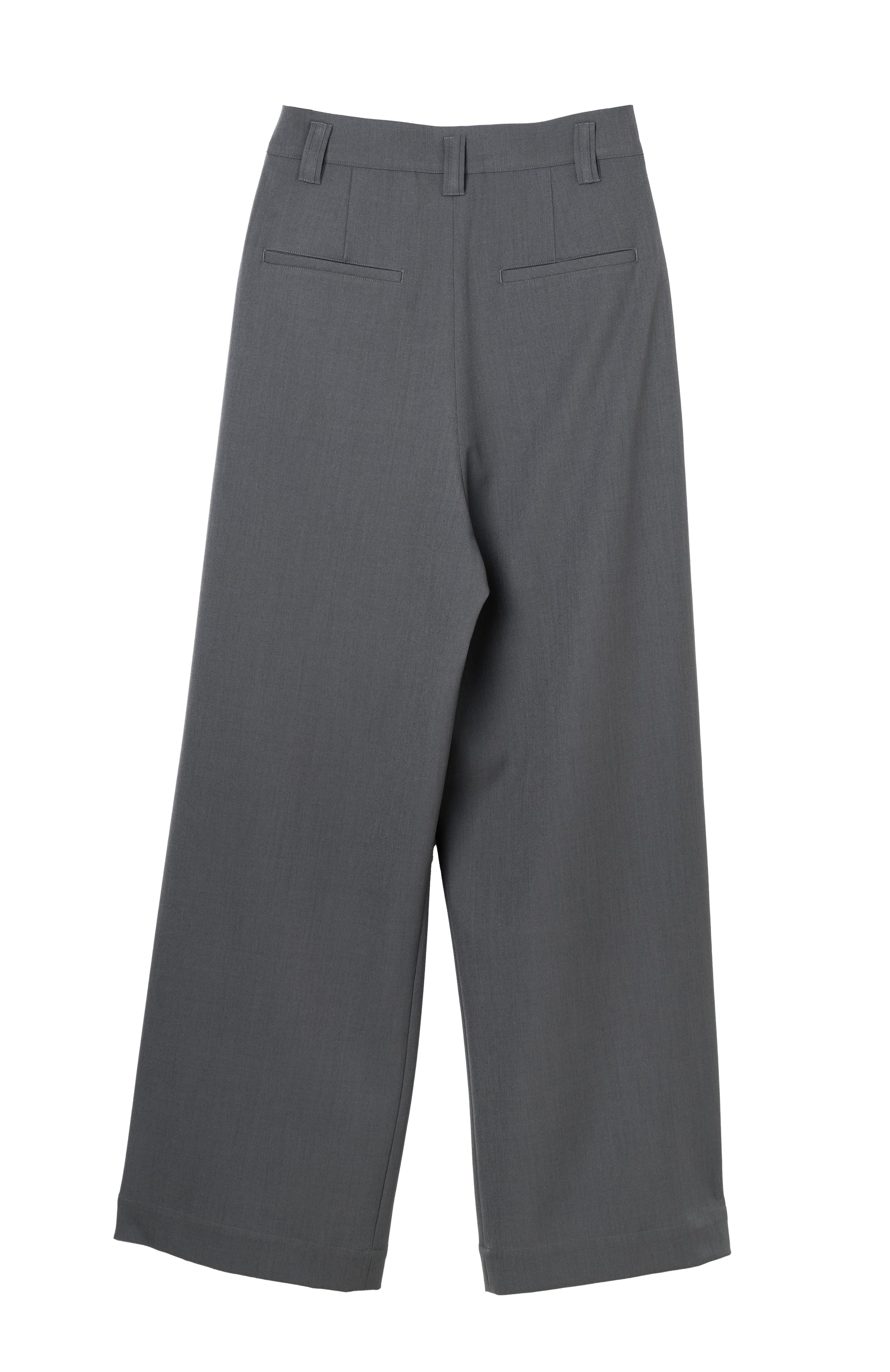 Belted Soft-Touch Wide-Leg Pants