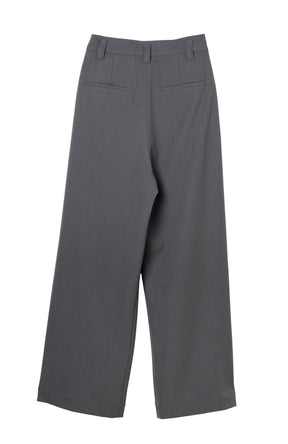 Belted Soft-Touch Wide-Leg Pants