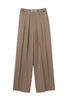 Belted Soft-Touch Wide-Leg Pants
