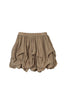 Random Tucked Satin Mini Skirt