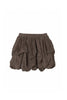 Random Tucked Satin Mini Skirt