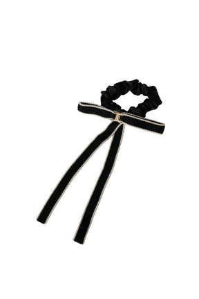 Bicolor Ribbon Skinny Hair Tie