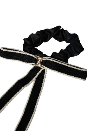 Bicolor Ribbon Skinny Hair Tie