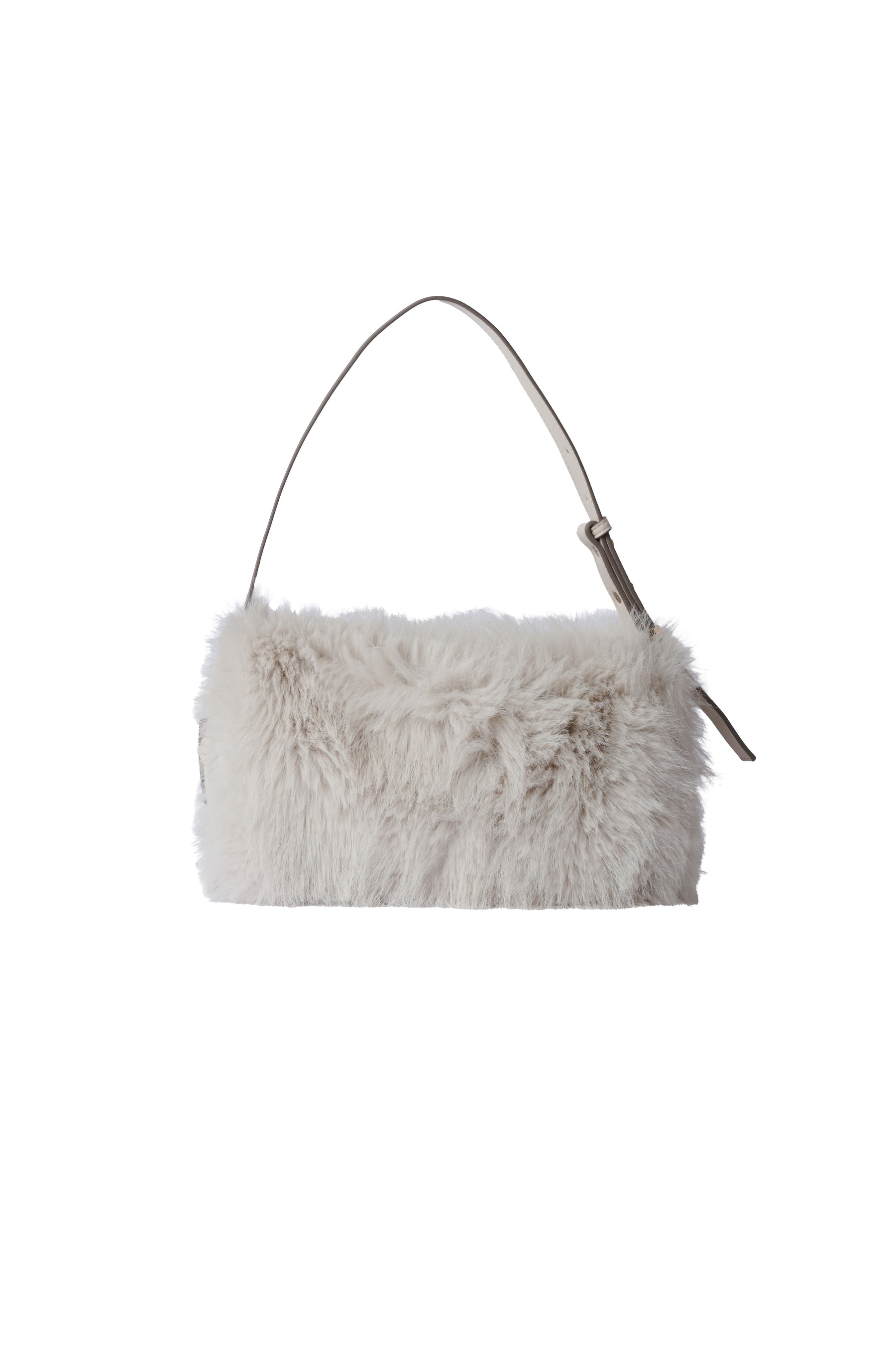 Faux Fur Top-Handle Bag