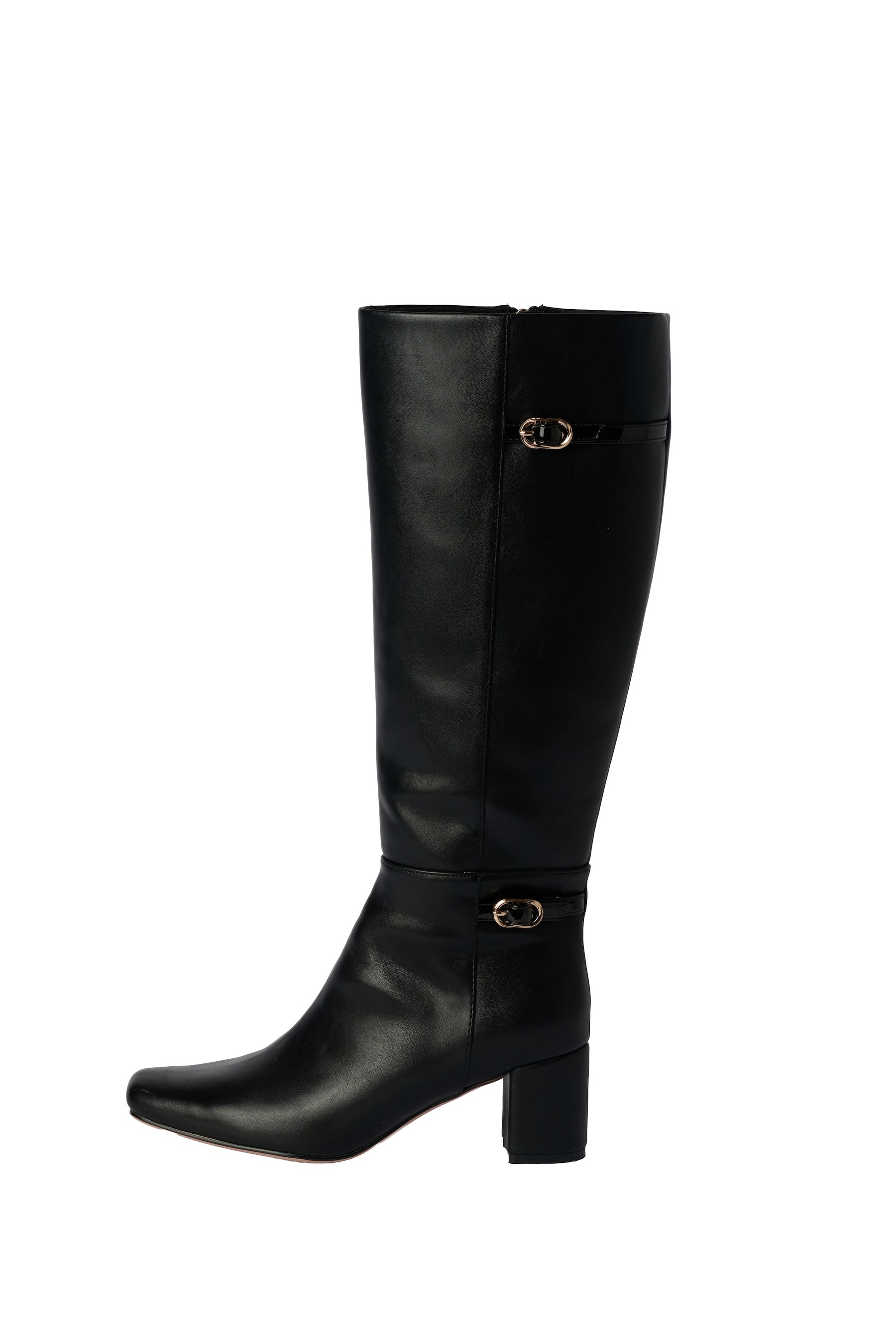 Double-Belt Long Boots