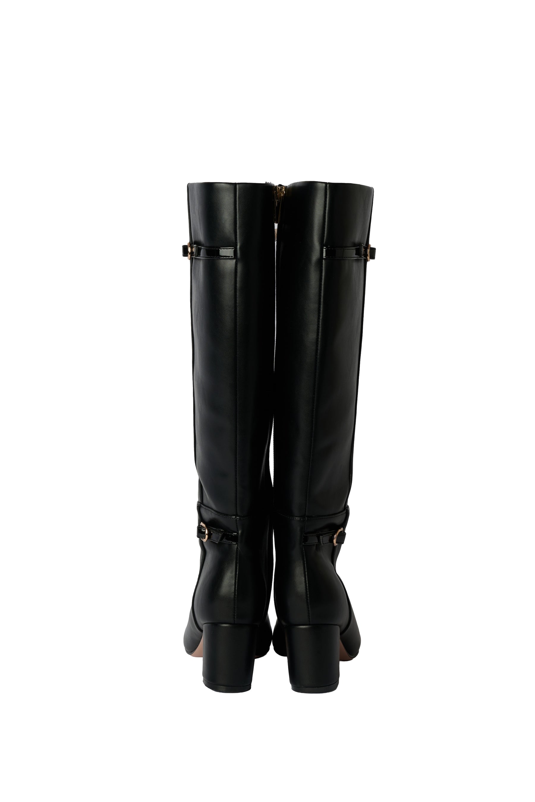 Double-Belt Long Boots