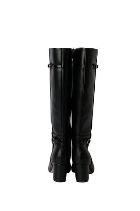 Double-Belt Long Boots