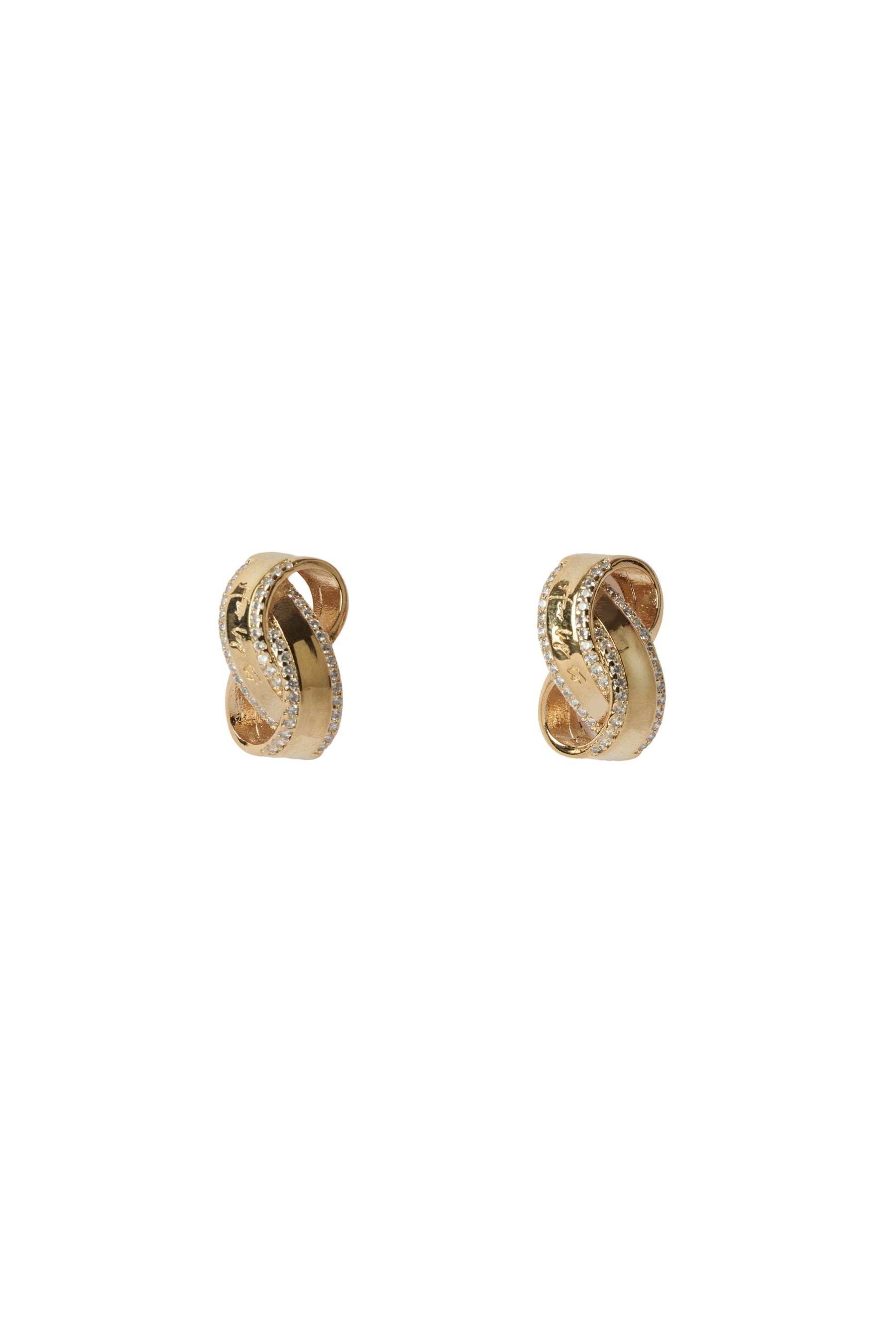 Crystal-Embellished Earrings/Pierces