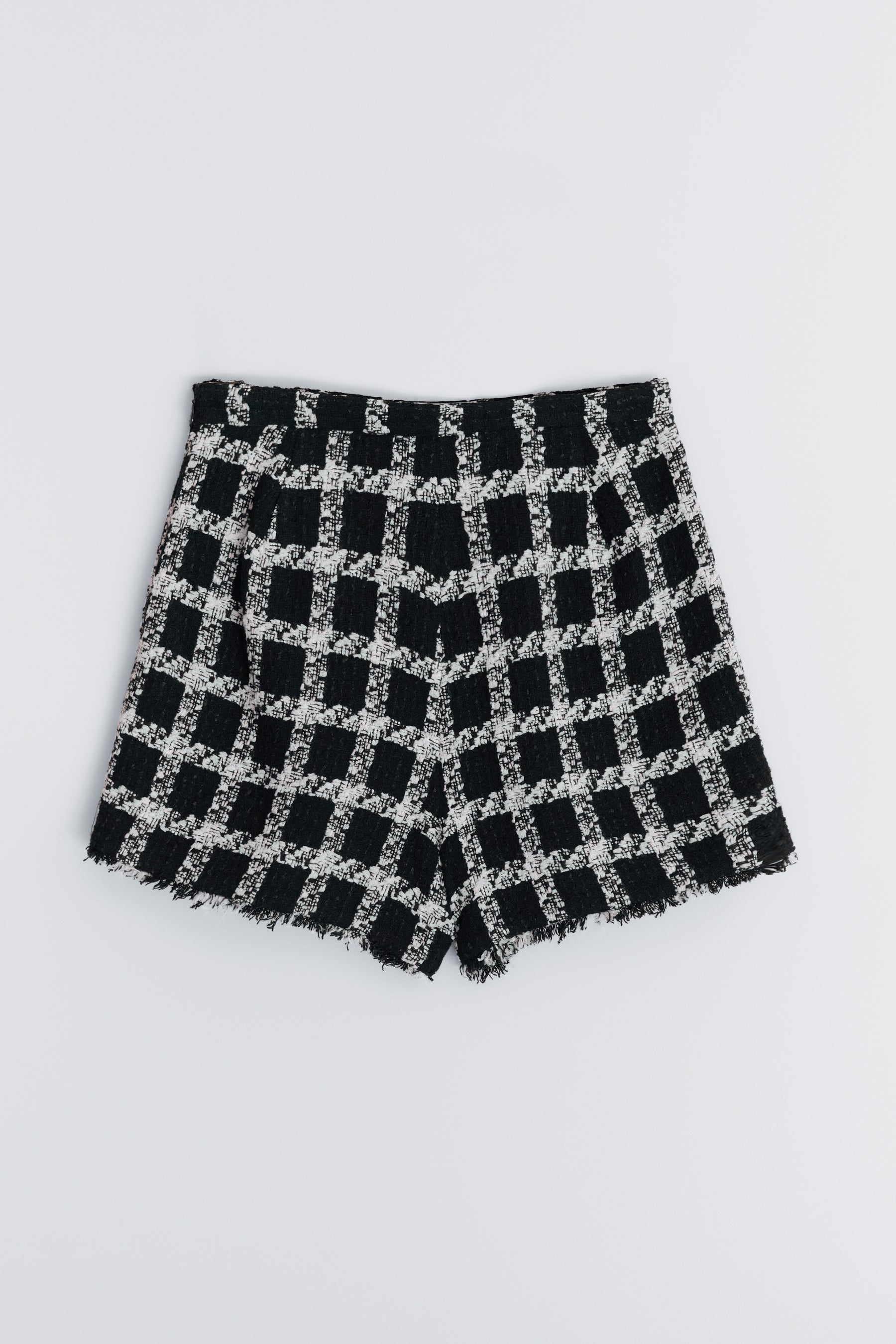【9月中旬発送】Vol.1 Check Tweed Peplum Shorts