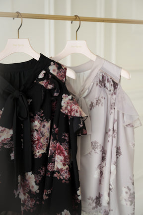 Isaline Bow-Tie Floral Blouse