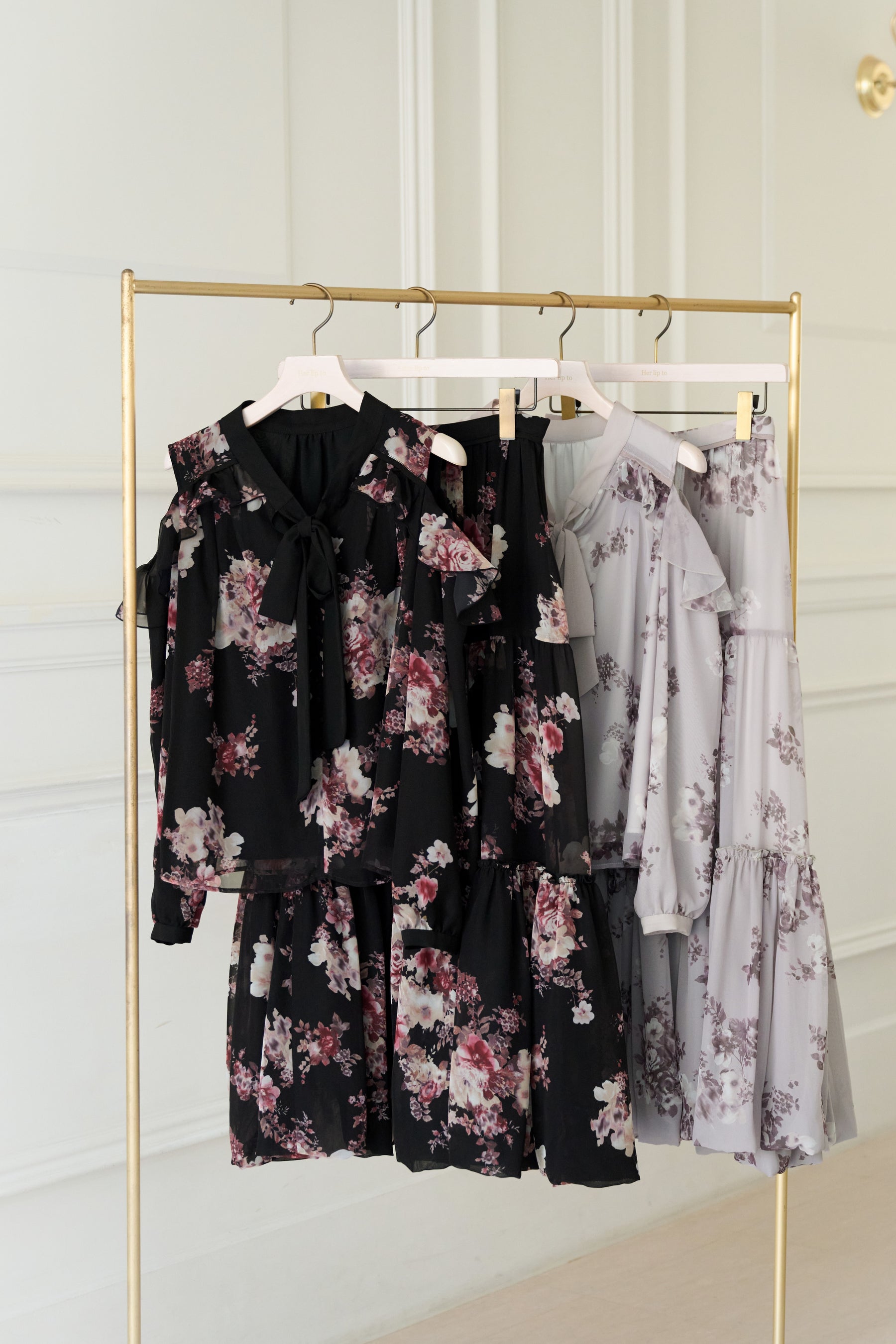 Isaline Bow-Tie Floral Blouse