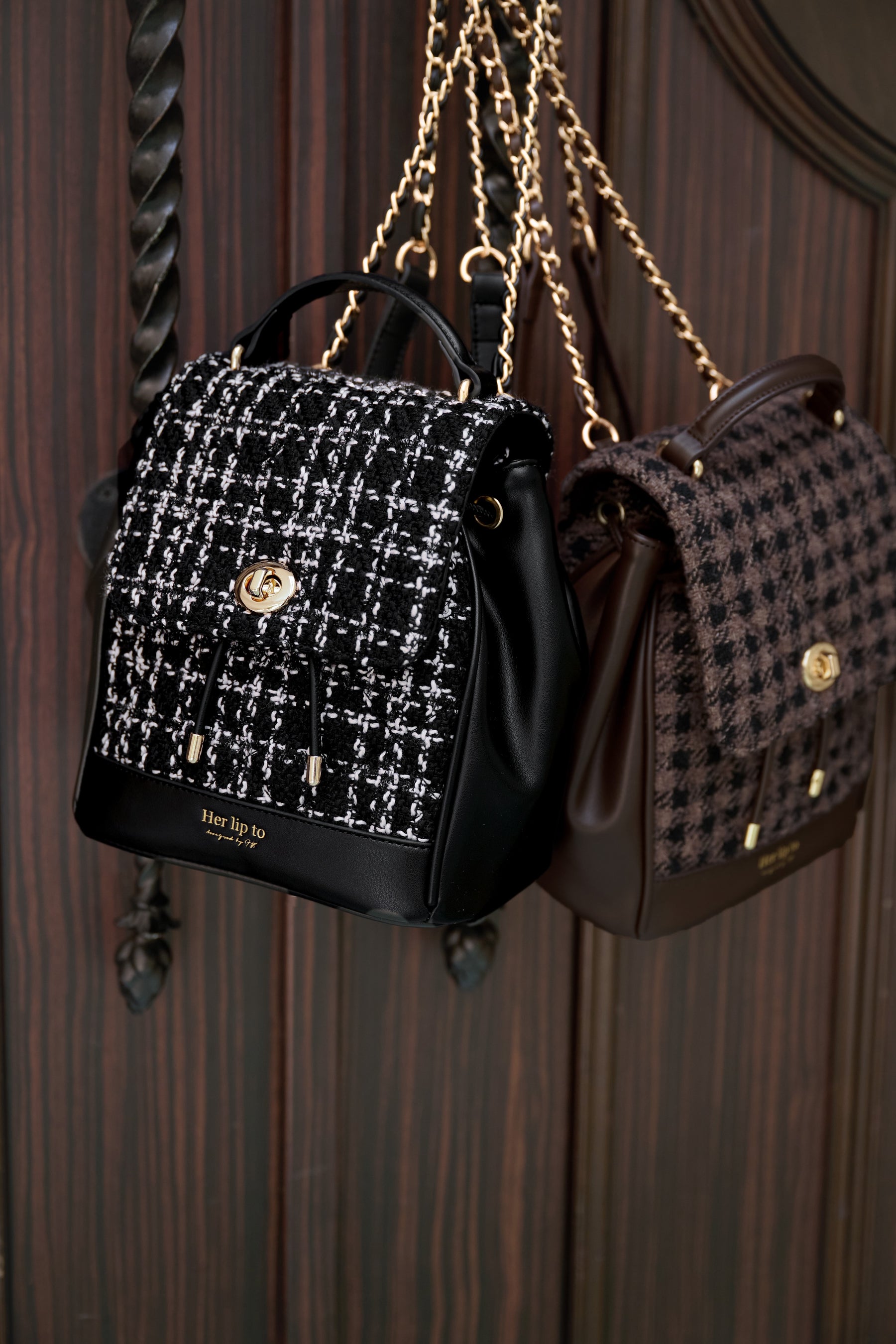 Tweed Mini Backpack