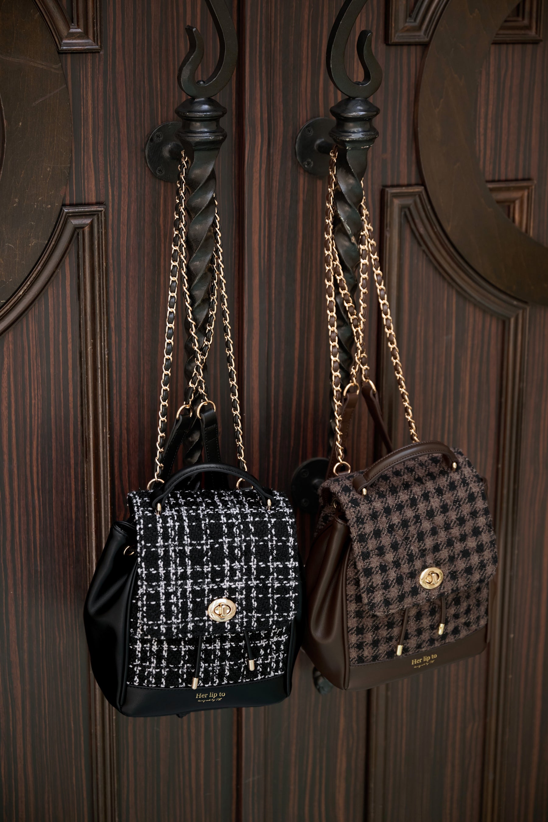 Tweed Mini Backpack