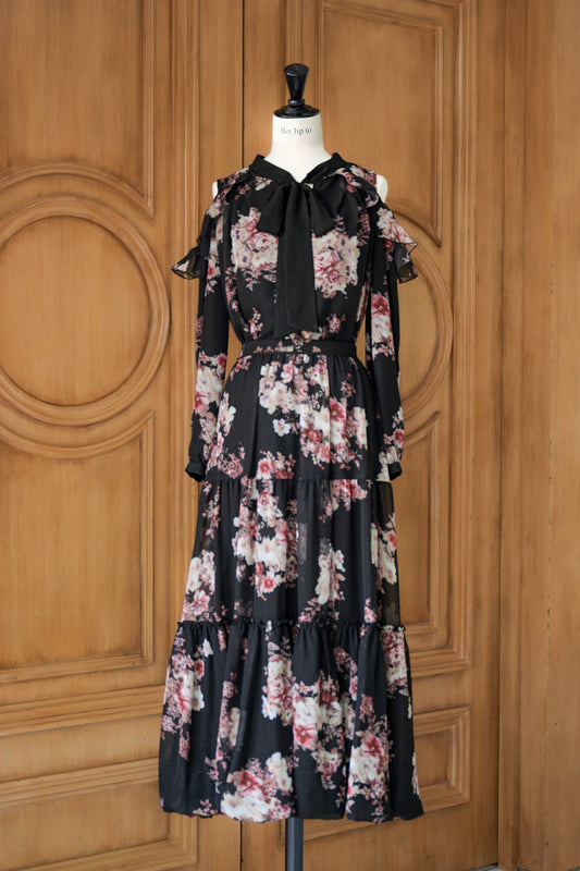 Isaline Bow-Tie Floral Blouse