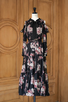 Isaline Bow-Tie Floral Blouse