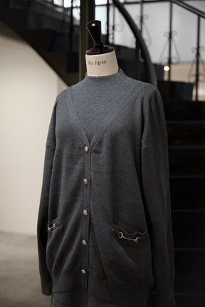 【新色】Clemence Knit Dress Set