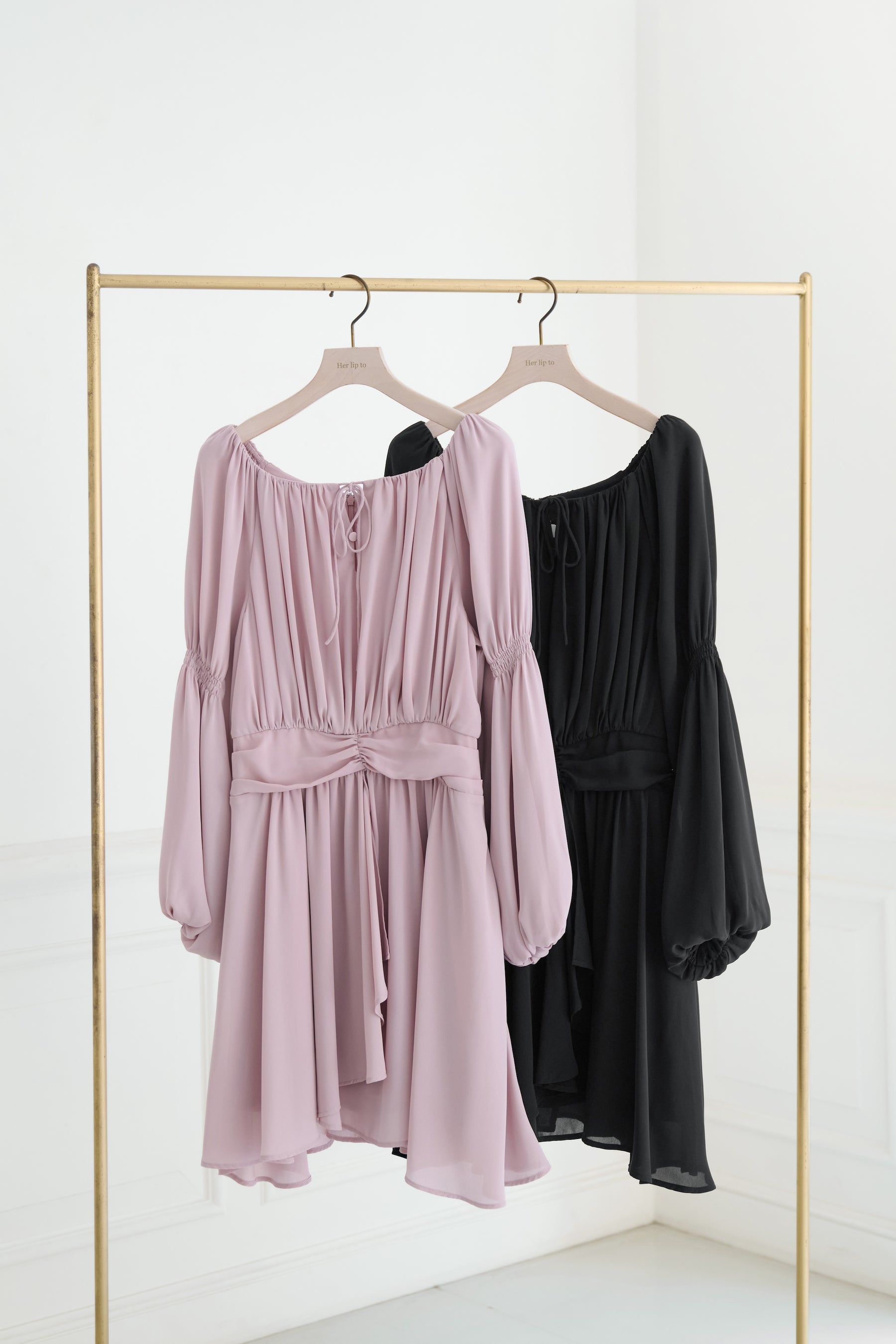 Anaelle Chiffon Mini Dress