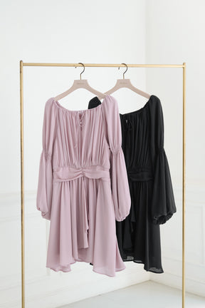 Anaelle Chiffon Mini Dress