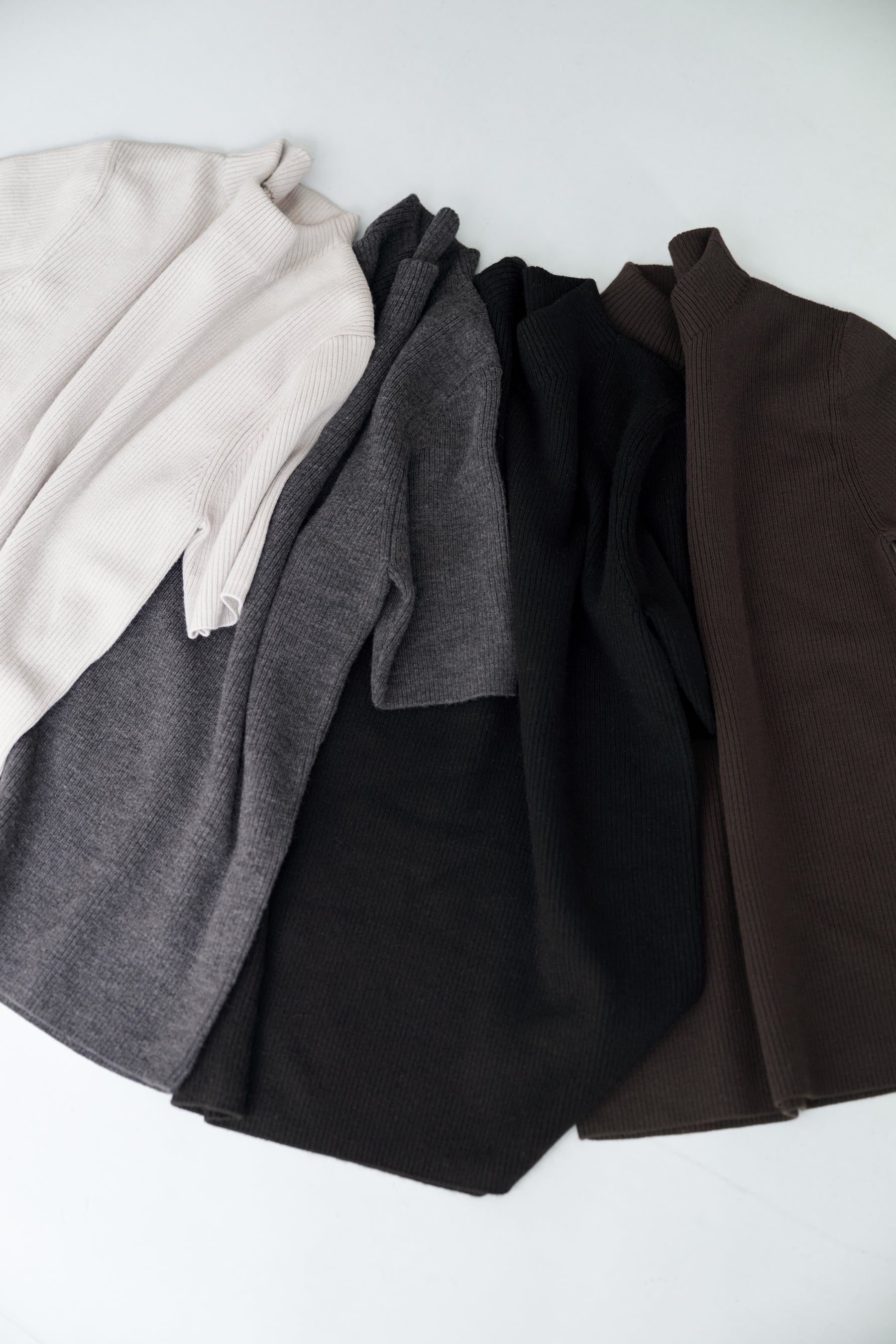 Wool-Blend Ribbed Knit Top