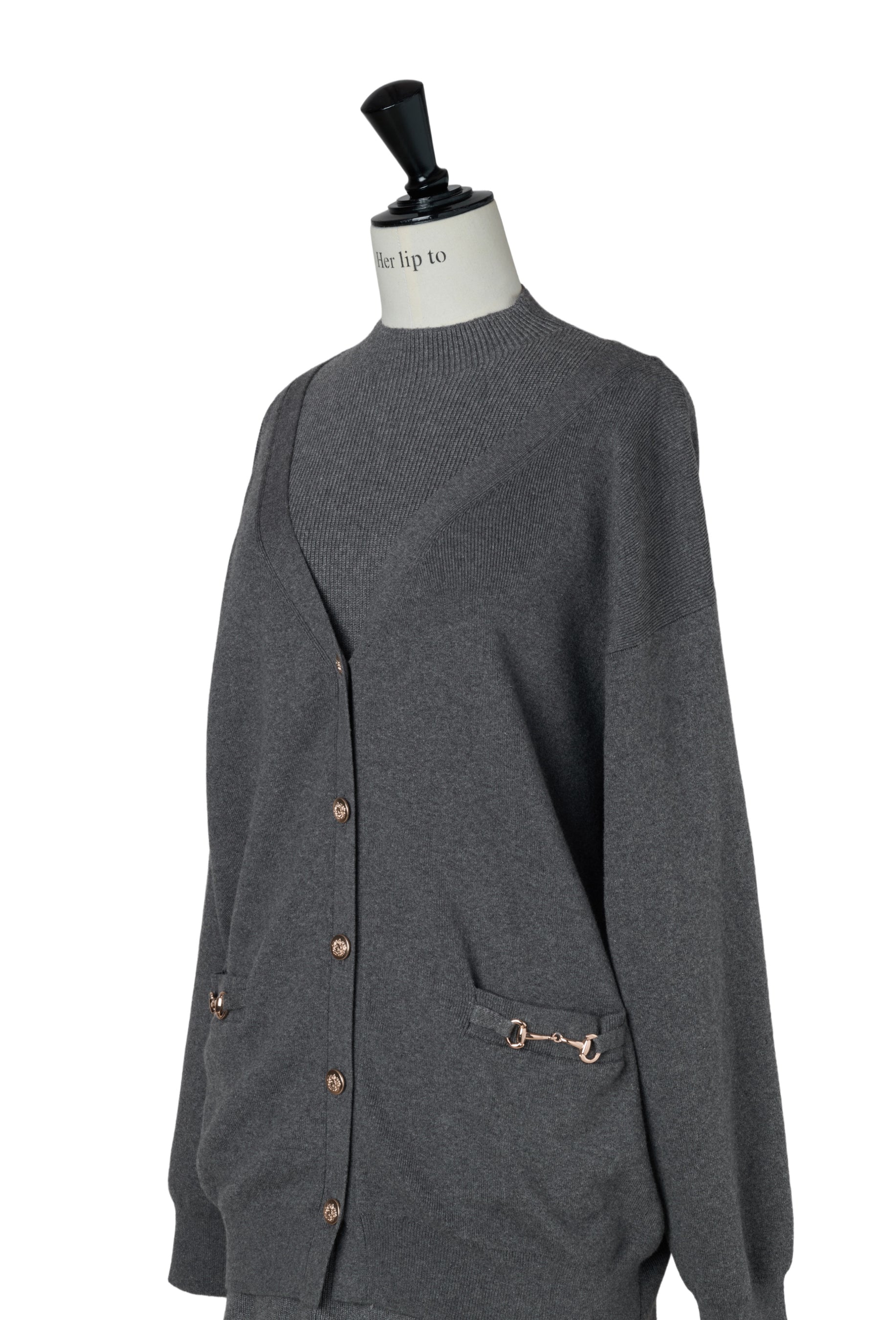 【新色】Clemence Knit Dress Set