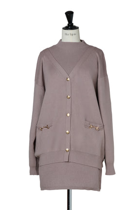 【新色】Clemence Knit Dress Set
