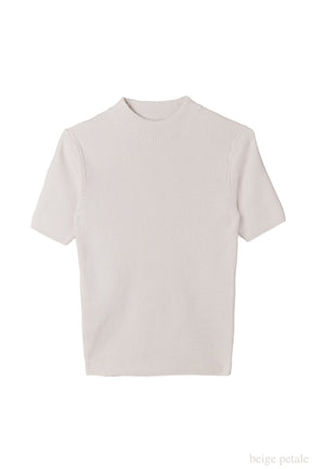 【新色】Wool-Blend Ribbed Knit Top