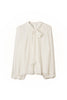 【新色】Two-Way Bow-Tie Chiffon Blouse