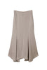 【新色】Asymmetry Hem Satin Skirt
