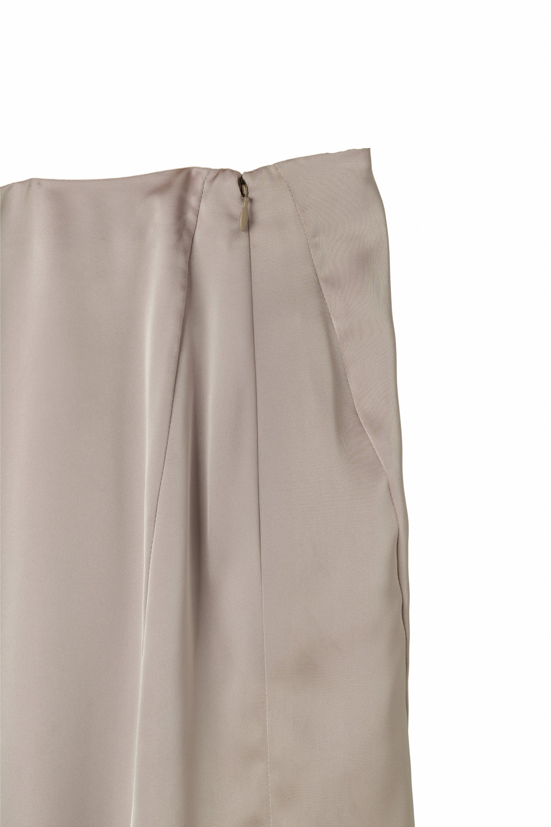 【新色】Asymmetry Hem Satin Skirt