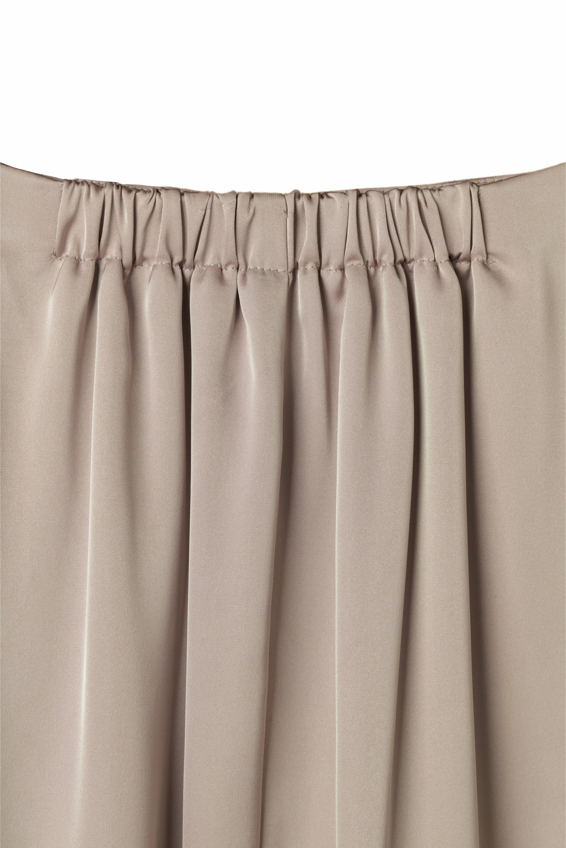 【新色】Asymmetry Hem Satin Skirt