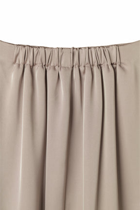 【新色】Asymmetry Hem Satin Skirt