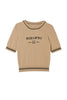 Logo Jacquard Knit Top