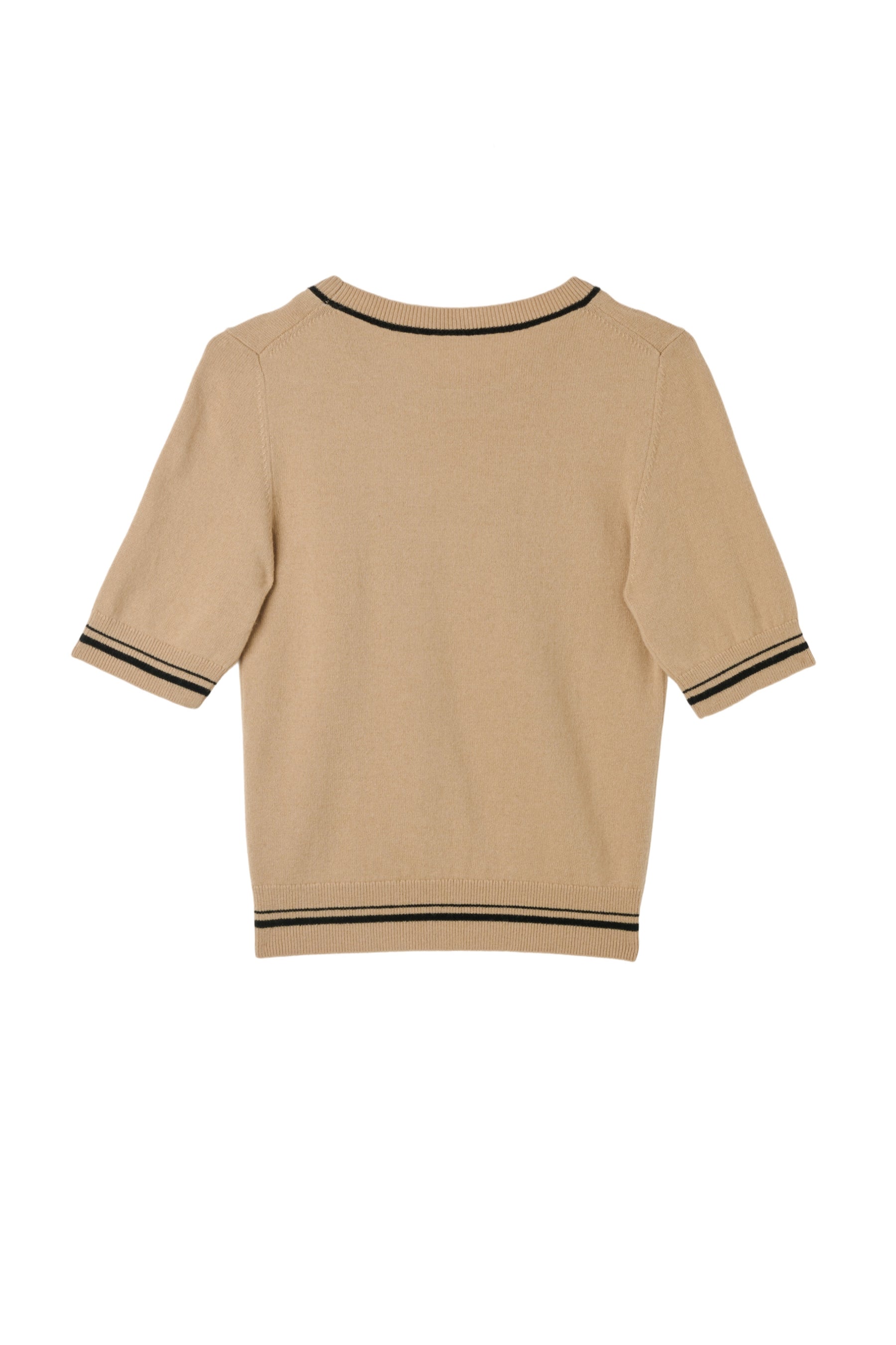 Logo Jacquard Knit Top
