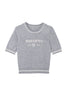 Logo Jacquard Knit Top