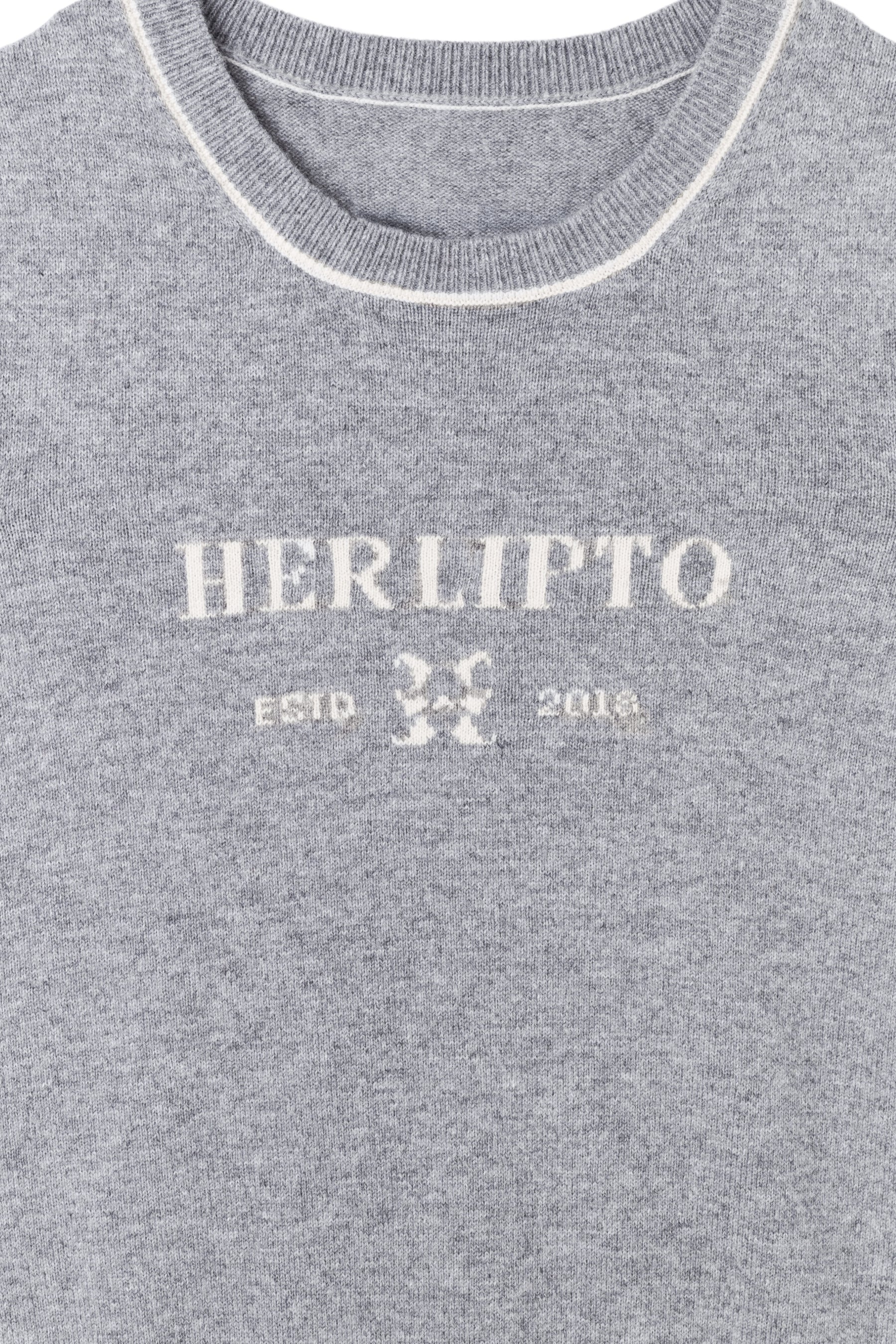 Logo Jacquard Knit Top