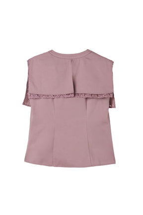 【9月中旬発送】Layered Lace Collar Blouse
