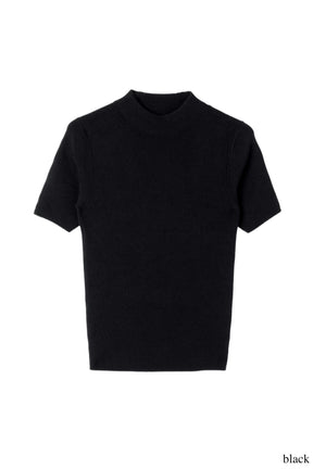【新色】Wool-Blend Ribbed Knit Top