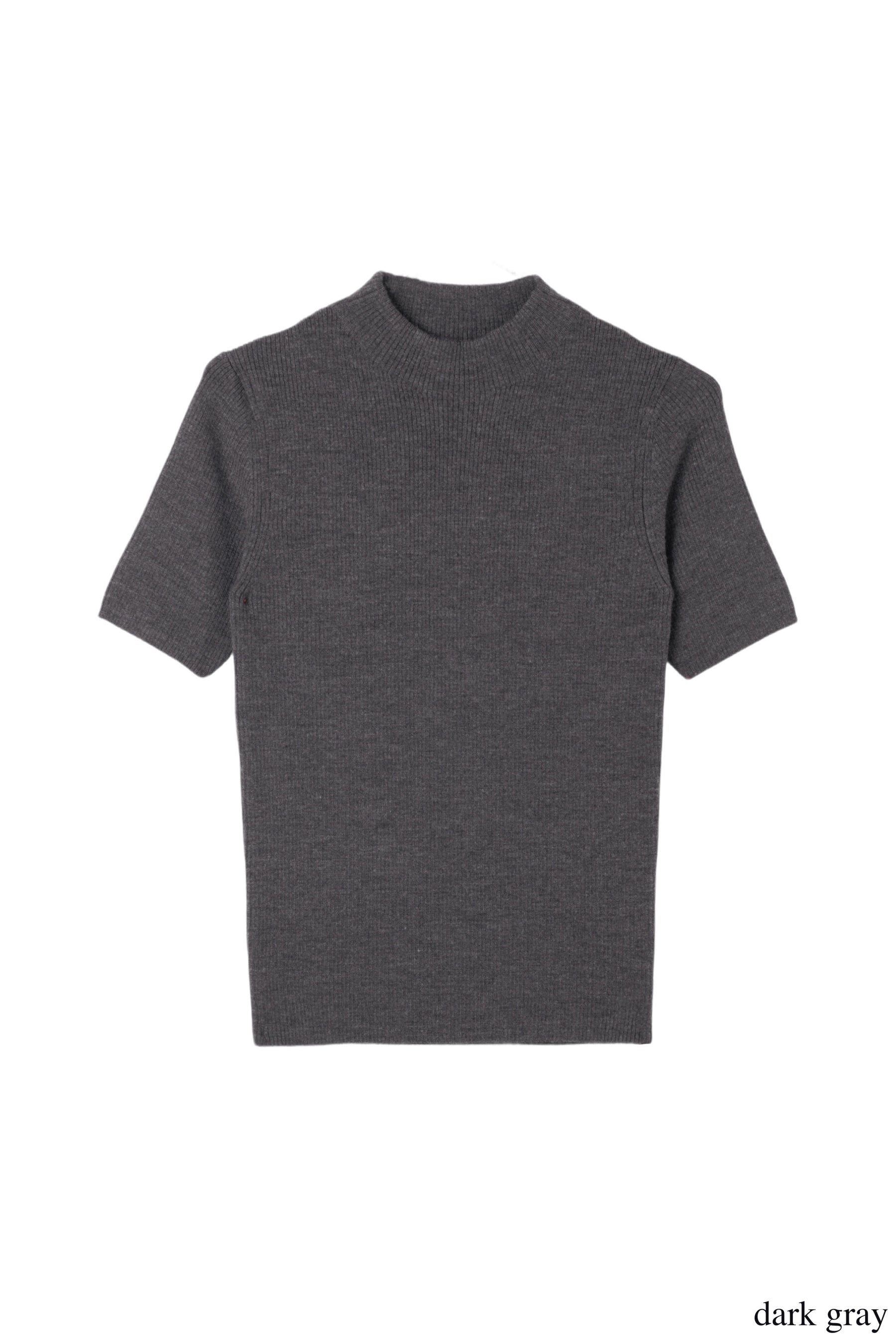 【新色】Wool-Blend Ribbed Knit Top