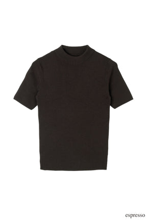 【新色】Wool-Blend Ribbed Knit Top