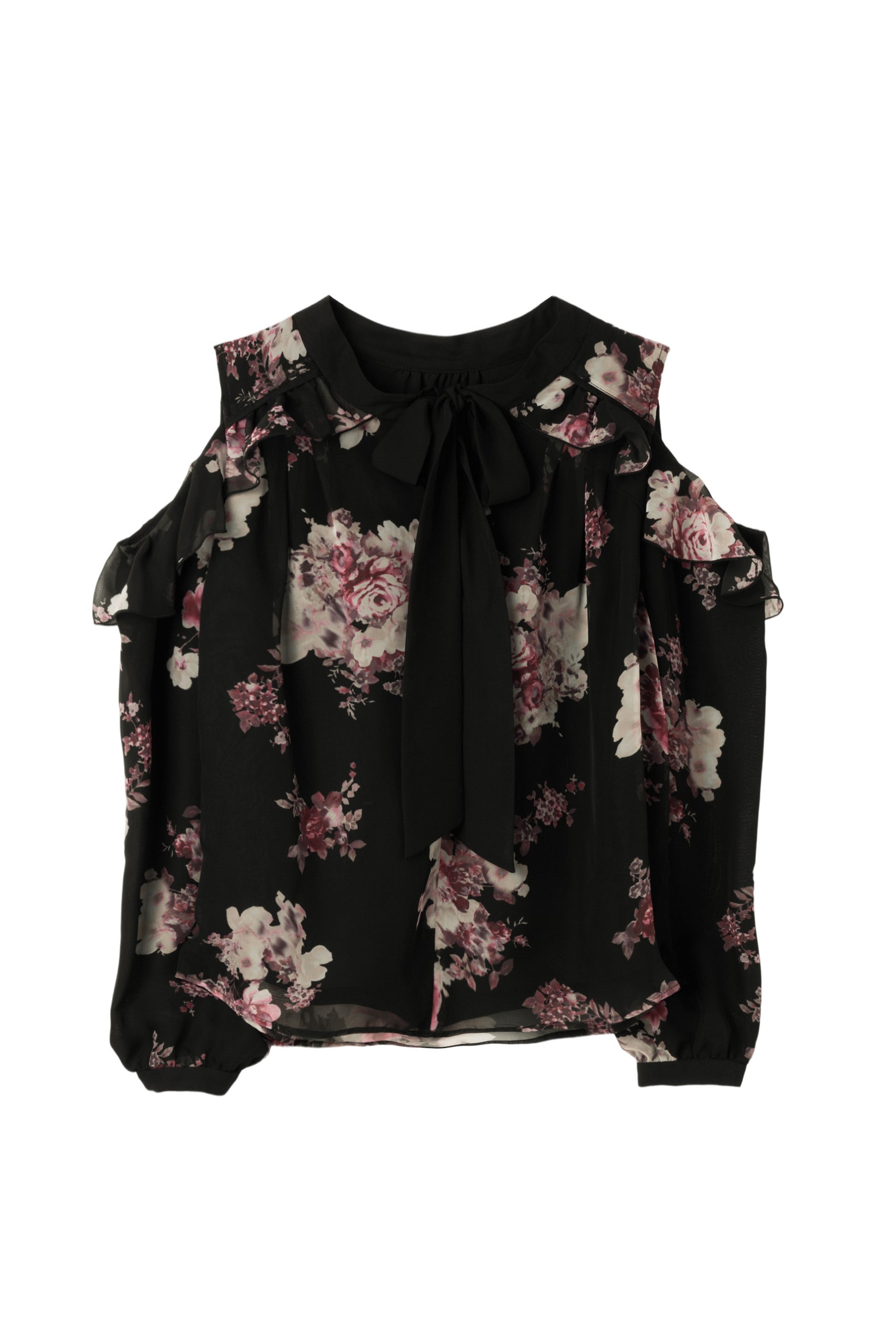 Isaline Bow-Tie Floral Blouse