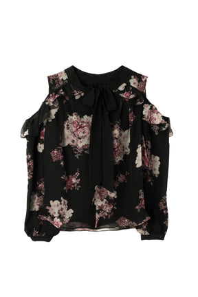 Isaline Bow-Tie Floral Blouse