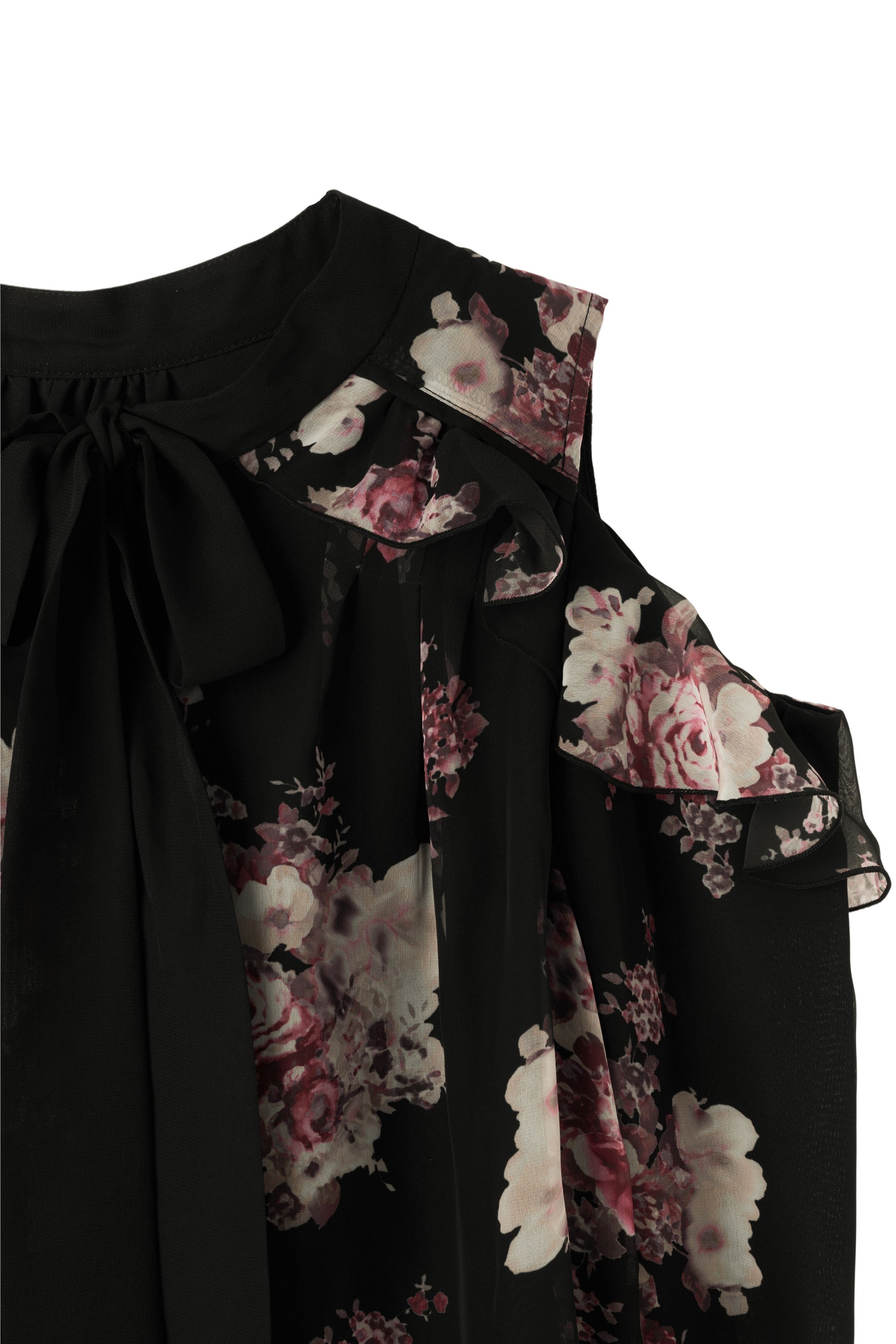 Isaline Bow-Tie Floral Blouse